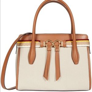Kate Spade Medium Satchel Tourjours Canvas Bag